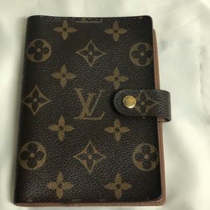 Louis Vuitton monogram agenda pm notebook cover